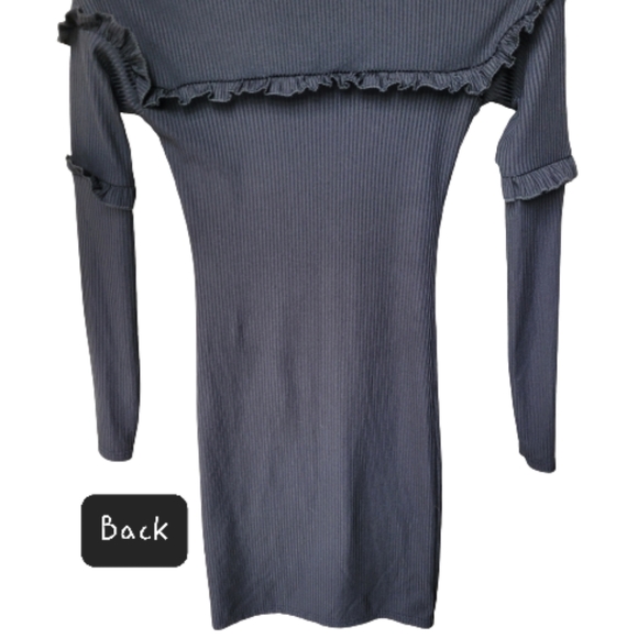 Fashion Union Ruffle Mini Dress Size 2 - Picture 7 of 12